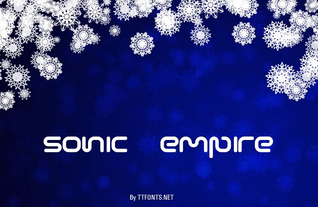 Sonic Empire example